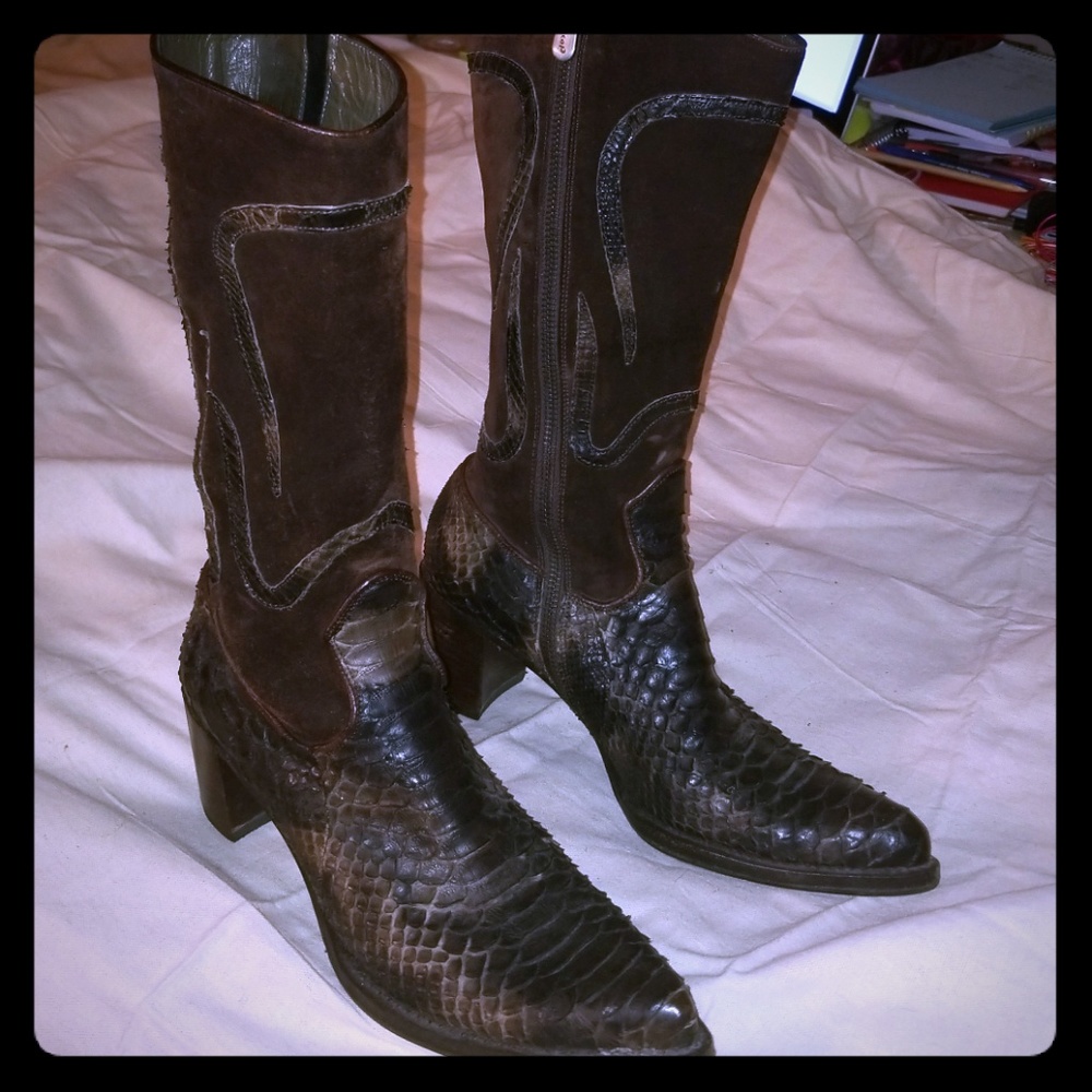 Rocco P. Exotic boots
